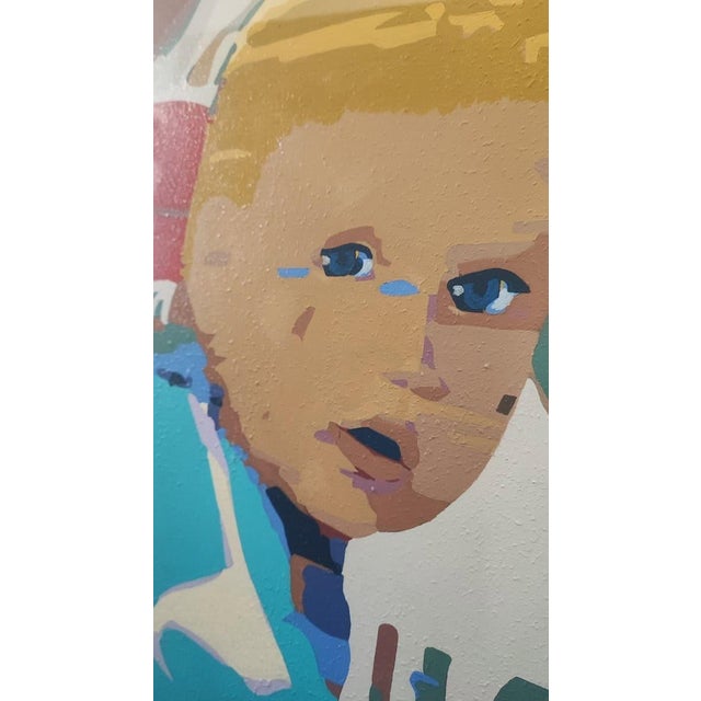 Stanley Tomshinsky, Lion, 1973, Acrylic on Canvas, Framed For Sale - Image 5 of 17