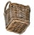 Late 20th Century Hand Woven Willow Basket For Sale - Image 4 of 5