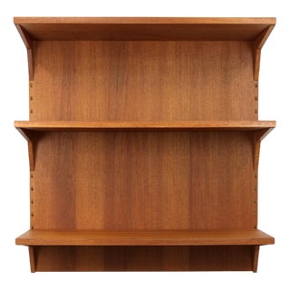 Wall Shelf in Teak by Poul Cadovius for Cado, 1960s, Set of 4 For Sale