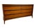 Wood Vintage Mid Century Modern Solid Walnut Credenza Dovetail Drawers. For Sale - Image 7 of 11