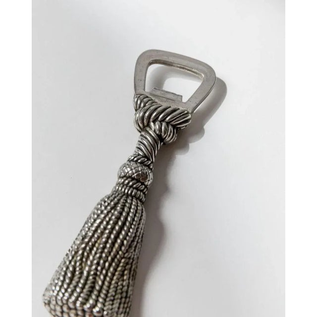 Vintage Silver-Plated Tassel Bottle Opener from Silea, France, 1970s For Sale - Image 6 of 11