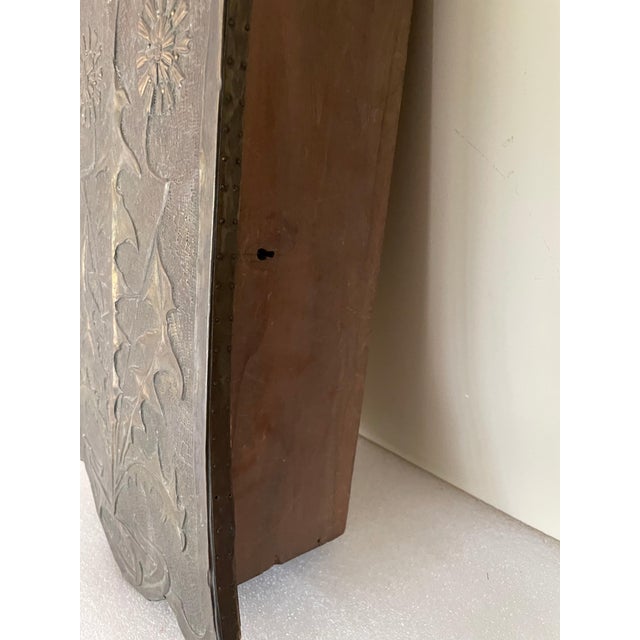 Wood Art Nouveau Repoussé Copper Key Box, 1890s For Sale - Image 7 of 10