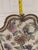 Cream Mid 20th Century French Provincial Style Floral Tapestry Accent Chair With Distressed Finish For Sale - Image 8 of 11