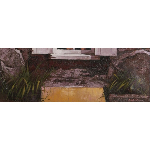 Sandu Liberman, Nude in the Window, Oil on Canvas For Sale - Image 4 of 5