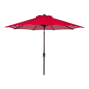Athens 11 Ft Crank Umbrella - Red