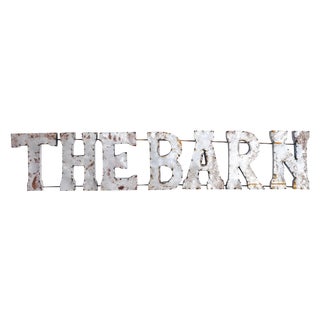 "The Barn" Metal Marquee Sign For Sale