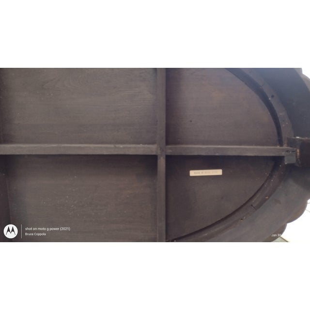 Late 20th Century Chinoiserie Tea Table and Stool Set Attributed to George Zee For Sale In Detroit - Image 6 of 7