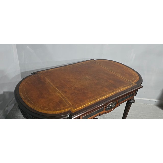 Brown Library Desk or Side Table, 1850s For Sale - Image 8 of 18