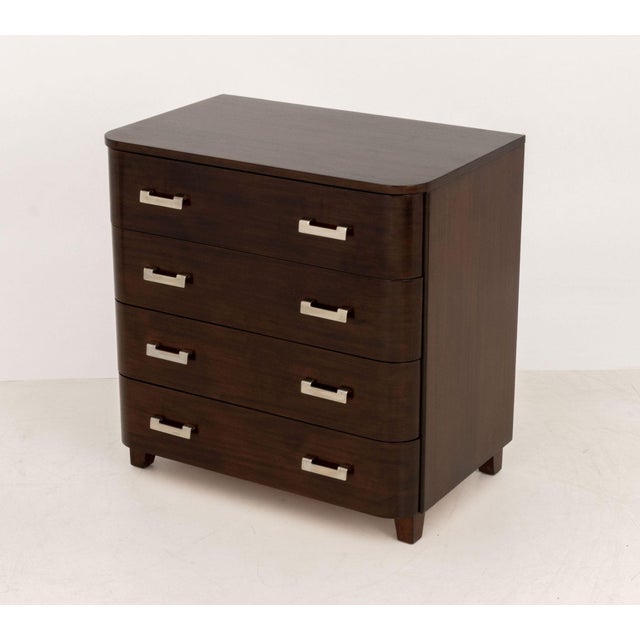 Art Deco Style Rosewood Chests of Drawers, Pair For Sale In New York - Image 6 of 9