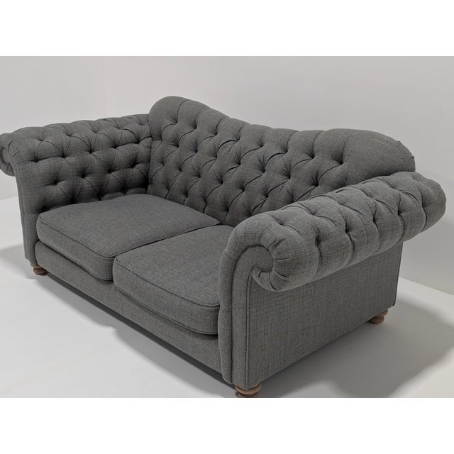 Two-Seater Chesterfield Sofa For Sale - Image 6 of 15