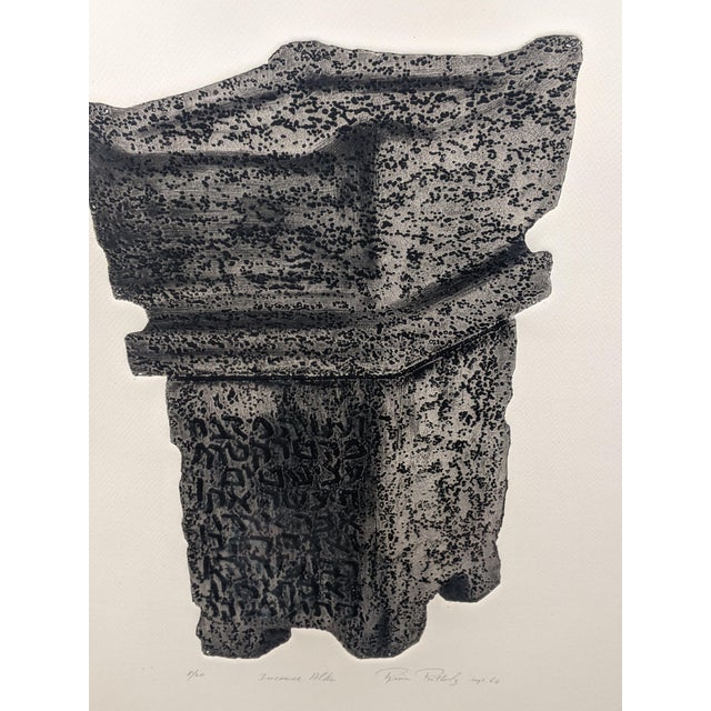 Rina Rotholz "Incense Altar" Signed Original Tuilegraph, 1966 | Limited Edition 8/20 | Artist Who Discovered the Tuilegraphy Process For Sale - Image 17 of 18
