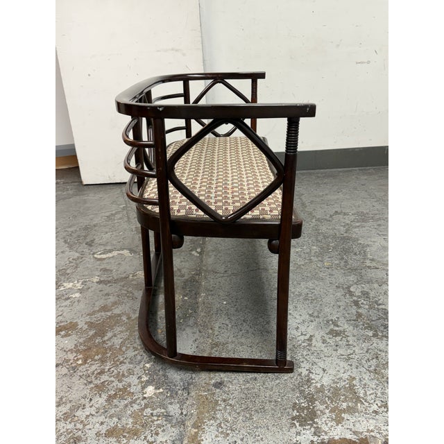 Josef Hoffmann Fledermaus Cabaret Settee, Circa 1905 For Sale In San Francisco - Image 6 of 12