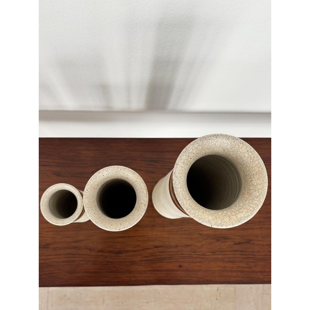 Vintage Vases by Bruno Gambone, 1970s, Set of 3 For Sale - Image 4 of 10