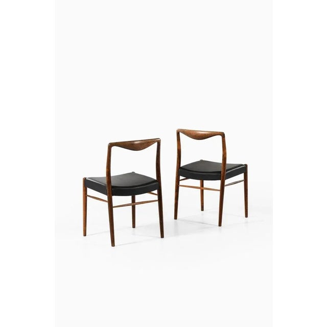 Dining Chairs attributed to Kai Lyngfeldt-Larsen for Søren Willadsen Møbelfabrik, 1960s, Set of 6 For Sale - Image 6 of 11