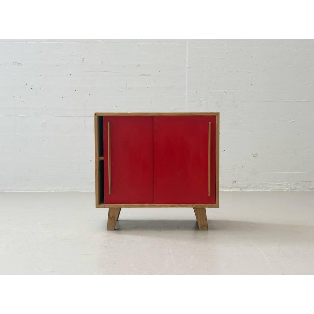 Chest of Drawers with Red Sliding Doors from Stella Möbel, 1990s For Sale - Image 16 of 16