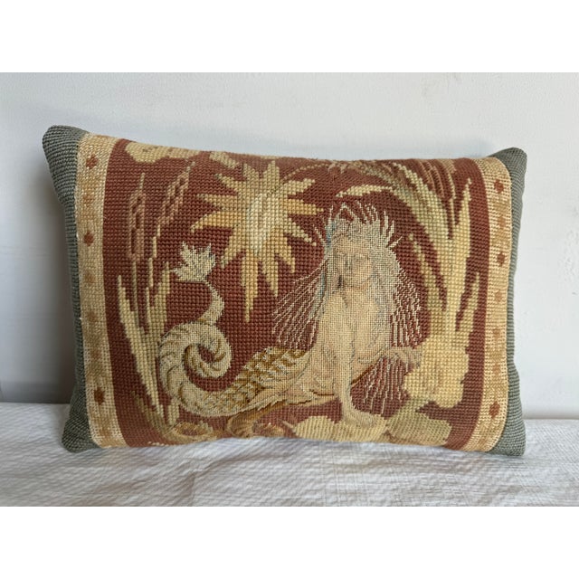 Traditional English Needlework Tapestry For Sale - Image 3 of 3