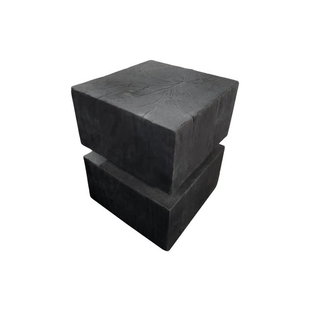 A wonderfully sculptural round side table or stool. Its neutral pigment makes it perfect for any space. A uniquely...