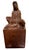Stone Antique Chinese Soapstone Guanyin Foo Dog Sculpture Gemstone Fan Co 7.75" For Sale - Image 7 of 7