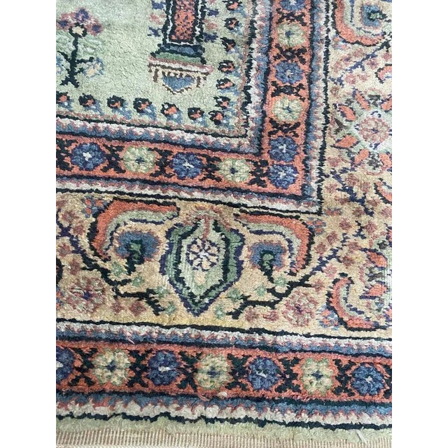 Vintage Turkish Silk Kayseri Rug For Sale - Image 6 of 16