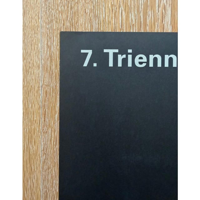 Paper Hans Günter Schmitz, 7. Triennale Die Besten Plakate 1990–1993, Deutsches Plakat Museum Essen, 1994, Original Vintage Exhibition Poster, For Sale - Image 7 of 12