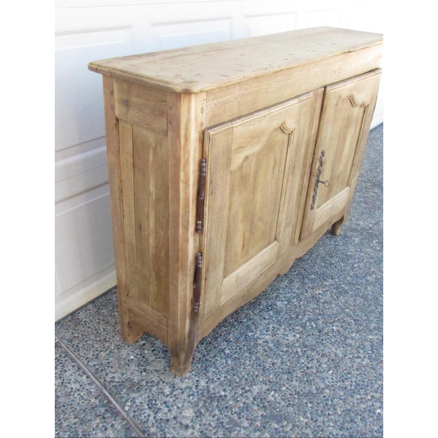 Antique French Weathered Oak Buffet For Sale - Image 17 of 17