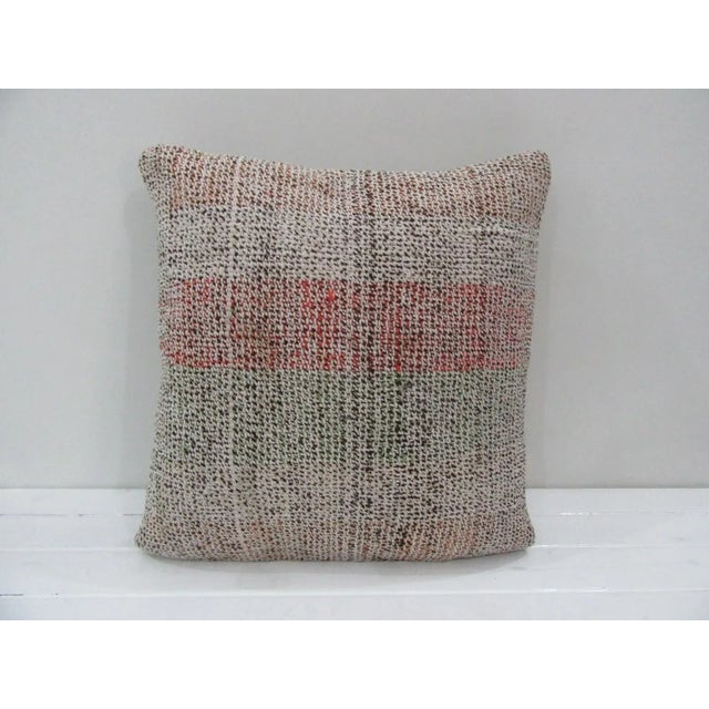 Handmade Kilim Pillow Cover For Sale - Image 4 of 4