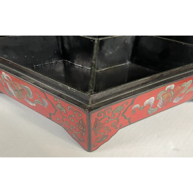 Vintage Red Lacquer Dragon Box For Sale - Image 10 of 10