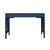 Wood Swirl Writing Desk - Navy For Sale - Image 7 of 9