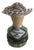 Lovely Chanille Limoges Trinket Box Chapeaux De Paris Vert / Green with a zebra print (Retired) For Sale