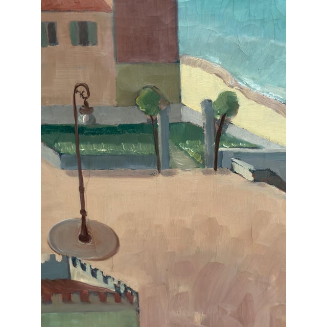 K. Berthel, Motif from Italy, 1949, Oil Painting on Canvas, Framed For Sale - Image 8 of 18