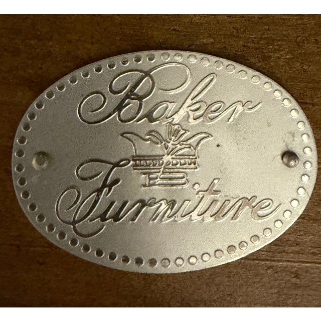 Baker Furniture Company Baker Furniture Mid-Century Chinoiserie Side Table by Michael Taylor For Sale - Image 4 of 4