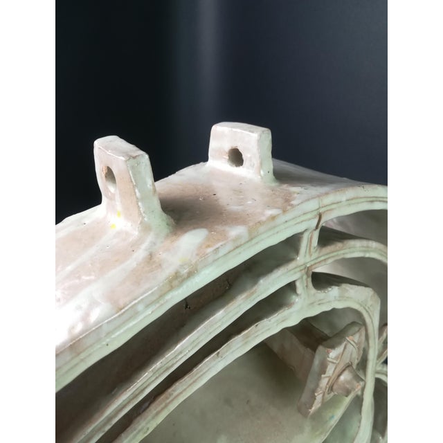 Jozsef Pattantyus, Wall Sculpture, 1970s, Glazed Ceramic For Sale - Image 9 of 11