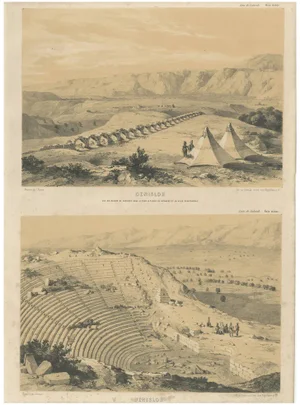 Laborde, Denislou Views of the Ruins of Laodicea and the Theatre, Asia Minor, Print