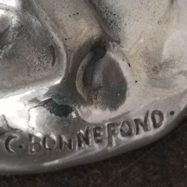 Art Nouveau Candelabra by Claude Bonnefond, 1890s-1910s For Sale - Image 3 of 4