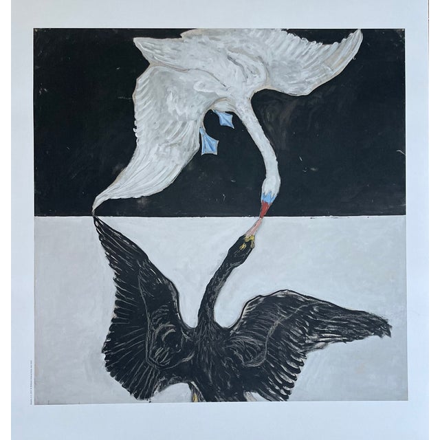 Hilma Af Klint (1862-1944), Svanen. Nr 1, 1915, Copyright Stiftwlsen Hilma Af Klints Verk 2022 Reproduction, Printed in Sweden For Sale - Image 4 of 9