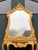 Gold Mid 20thC French Louis XVI Rococo Gold Console Table With Mirror - Set of 2 Pc For Sale - Image 8 of 11