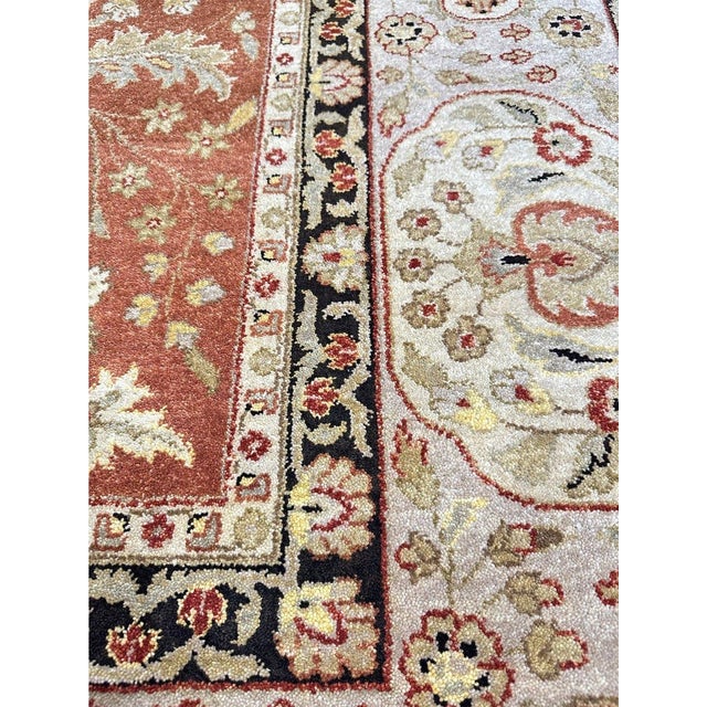 9x12 Handwoven Indo Agra Area Rug - 107081 For Sale - Image 11 of 12