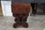 Early 19th Century Antique American Empire Crotch Mahogany Drop Leaf Sewing Work Side Table Cabinet For Sale - Image 5 of 14