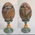 Wood Vintage Lot 3 Russian Hand Painted Wooden Egg Sets Plus Matryoshka Dolls For Sale - Image 7 of 12