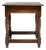 Early 20th Century French Oak Side Table For Sale