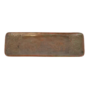 Tiffany Studios New York Zodiac Bronze Pen Tray