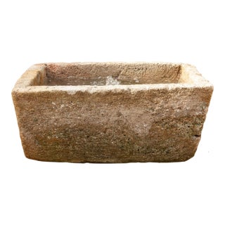 Lotus Well, Large Antique Sandstone Fountain For Sale