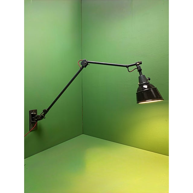 Vintage Wall Mounted Task Lamp by Curt Fischer for Midgard, 1930s For Sale - Image 4 of 11