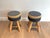 Mid-Century Modern Pine Stools, French Work, Circa 1970 - a Pair For Sale - Image 3 of 12