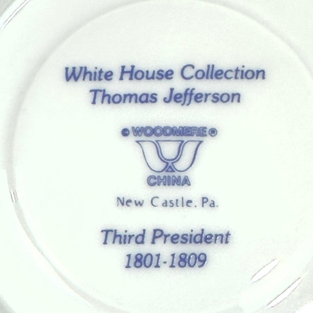 Eclectic Cornflower & Cream Vintage Wall Plate Curation - Group of 13 For Sale - Image 14 of 18