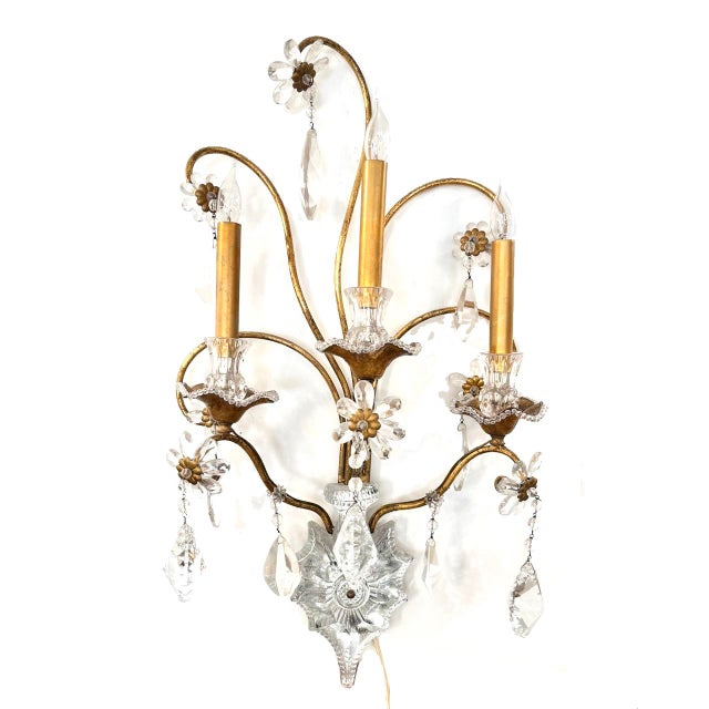 1950s Maison Bagues Wall Sconces - a Pair For Sale - Image 4 of 10