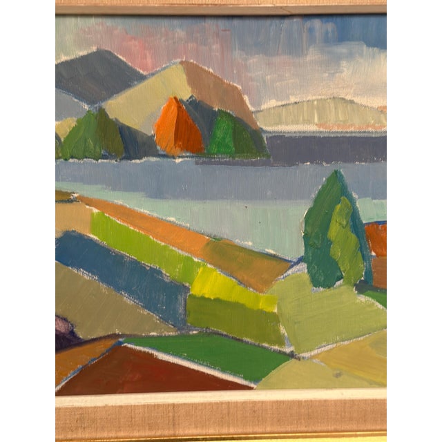 Yngve Andersson, Fractured Horizon, 1960s, Oil on Canvas For Sale - Image 11 of 17