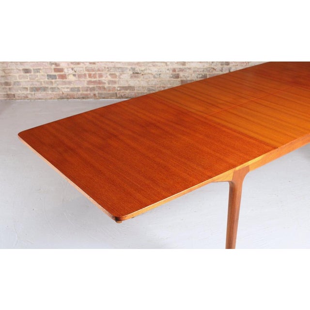 Gold Mid-Century Extending Teak Dining Table from McIntosh, 1960s For Sale - Image 8 of 15