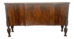 Rosewood & Breccia Medicea Marble Sideboard, 1930s