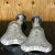 Metal Antique Sheffield Plate Neoclassical Dolphin Motif Candlesticks - a Pair For Sale - Image 7 of 7
